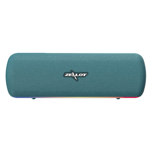 ZEALOT S55 Portable Stereo Bluetooth Speaker with Built-in Mic, Support Hands-Free Call & TF Card & AUX (Lake Blue) - Desktop Speaker by ZEALOT | Online Shopping UK | buy2fix