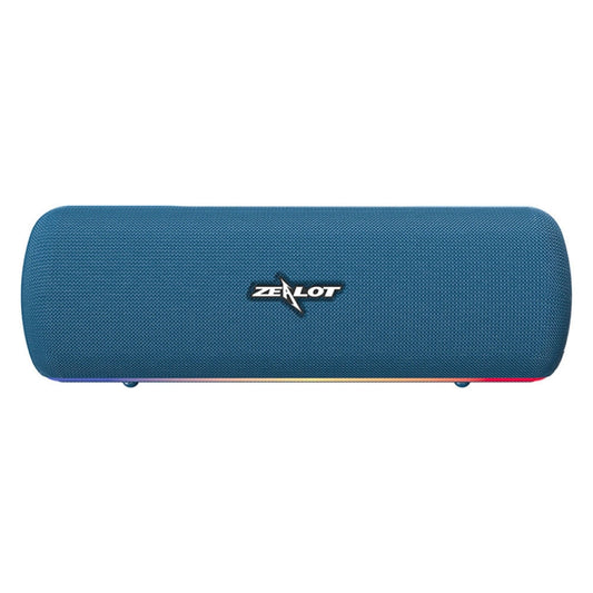 ZEALOT S55 Portable Stereo Bluetooth Speaker with Built-in Mic, Support Hands-Free Call & TF Card & AUX (Blue) - Desktop Speaker by ZEALOT | Online Shopping UK | buy2fix