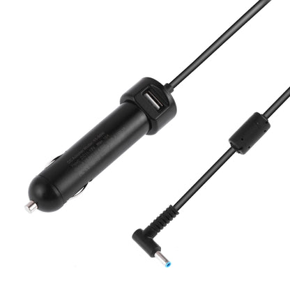 65-90W 5.1V 2.1A USB Interface Car Charger with 19.5V 4.62A 4.5 x 3.0mm Interface Data Cable(Black) - Car Charger by buy2fix | Online Shopping UK | buy2fix