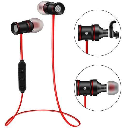BTH-828 Magnetic In-Ear Sport Wireless Bluetooth V4.1 Stereo Waterproof Earbuds Earphone with Mic, for iPhone, Samsung, HTC, LG, Sony and other Smartphones - Bluetooth Earphone by buy2fix | Online Shopping UK | buy2fix