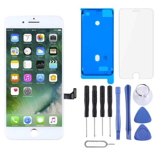 Original-LCD-Bildschirm und Digitizer-Vollmontage für iPhone 7 Plus (Weiß)