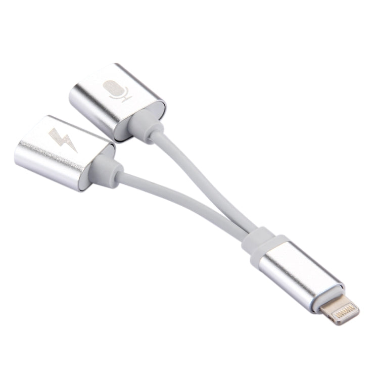 8 Pin Male to Female Charger + 8 Pin Female Audio Adapter, Support iOS 10.3.1 or Above Phones & Call Function by buy2fix