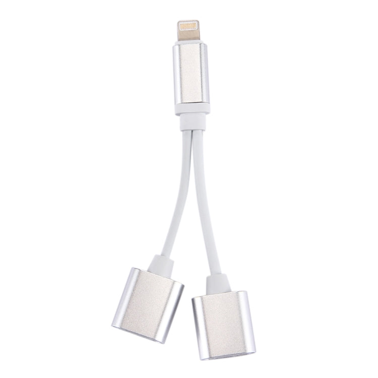8 Pin Male to Female Charger + 8 Pin Female Audio Adapter, Support iOS 10.3.1 or Above Phones & Call Function by buy2fix
