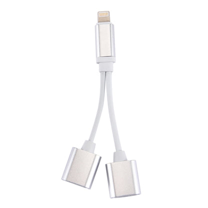 8 Pin Male to Female Charger + 8 Pin Female Audio Adapter, Support iOS 10.3.1 or Above Phones & Call Function by buy2fix
