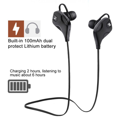 M8 Wireless Bluetooth Stereo Earphone with Wire Control + Mic, Wind Tunnel WT200 Program, Support Handfree Call, For iPhone, Galaxy, Sony, HTC, Google, Huawei, Xiaomi, Lenovo and other Smartphones(Black) - Bluetooth Earphone by buy2fix | Online Shopping UK | buy2fix