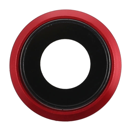 Back Camera Bezel with Lens Cover for iPhone 8 (Red) - iPhone 8 Parts by buy2fix | Online Shopping UK | buy2fix