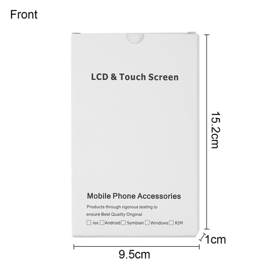 50 PCS Cardboard Packaging White Box for iPhone 8 / 7 LCD Screen - iPhone 8 Parts by buy2fix | Online Shopping UK | buy2fix