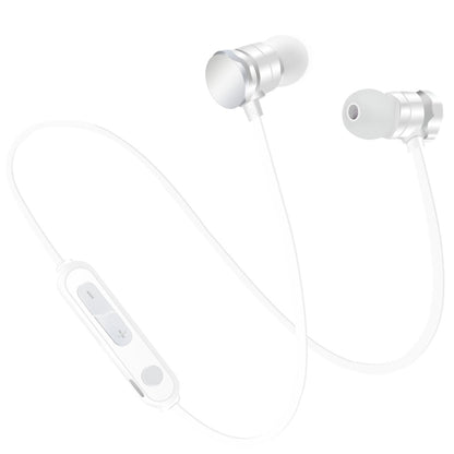 X3 Magnetic Absorption  Sports Bluetooth 5.0 In-Ear Headset with HD Mic, Support Hands-free Calls, Distance: 10m(White) - Sport Earphone by buy2fix | Online Shopping UK | buy2fix