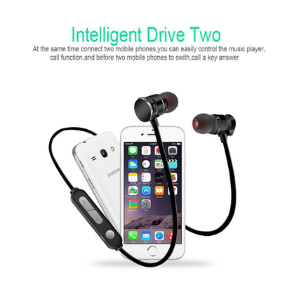 X3 Magnetic Absorption  Sports Bluetooth 5.0 In-Ear Headset with HD Mic, Support Hands-free Calls, Distance: 10m(White) - Sport Earphone by buy2fix | Online Shopping UK | buy2fix