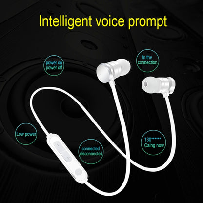 X3 Magnetic Absorption  Sports Bluetooth 5.0 In-Ear Headset with HD Mic, Support Hands-free Calls, Distance: 10m(White) - Sport Earphone by buy2fix | Online Shopping UK | buy2fix