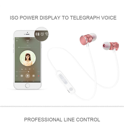 X3 Magnetic Absorption  Sports Bluetooth 5.0 In-Ear Headset with HD Mic, Support Hands-free Calls, Distance: 10m(White) - Sport Earphone by buy2fix | Online Shopping UK | buy2fix