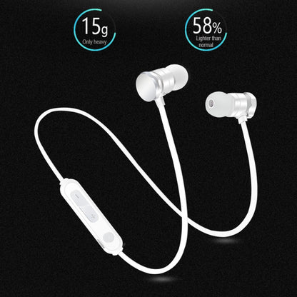 X3 Magnetic Absorption  Sports Bluetooth 5.0 In-Ear Headset with HD Mic, Support Hands-free Calls, Distance: 10m(White) - Sport Earphone by buy2fix | Online Shopping UK | buy2fix