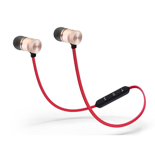 BTH-838 Stereo Sound Quality Magnetic Absorption V4.1 Bluetooth Sports Headset, Bluetooth Distance: 10m, For iPad, iPhone, Galaxy, Huawei, Xiaomi, LG, HTC and Other Smart Phones(Red) - Neck-mounted Earphone by buy2fix | Online Shopping UK | buy2fix