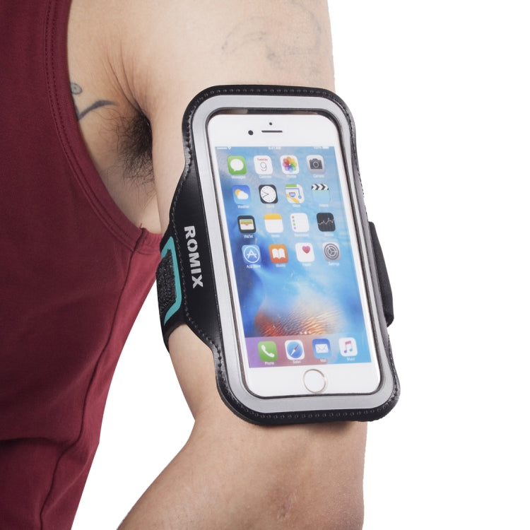 PICTET FINO RH07 Universal Sport Double Buckle Armband Mobile Phone Case for 5.5 inch Smart Phones (Black) - More iPhone Cases by buy2fix | Online Shopping UK | buy2fix