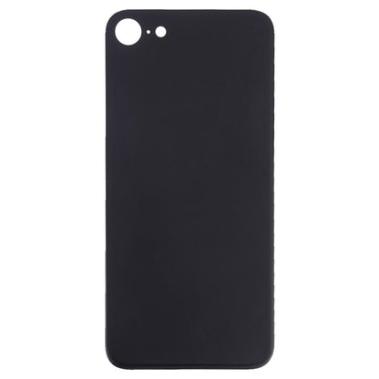 Easy Replacement Big Camera Hole Glass Back Battery Cover with Adhesive for iPhone 8(Black) - iPhone 8 Parts by buy2fix | Online Shopping UK | buy2fix