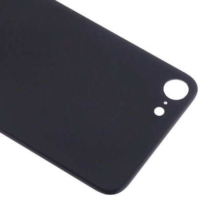 Easy Replacement Big Camera Hole Glass Back Battery Cover with Adhesive for iPhone 8(Black) - iPhone 8 Parts by buy2fix | Online Shopping UK | buy2fix