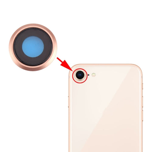 Rückkameraobjektivring für iPhone 8 (Gold)