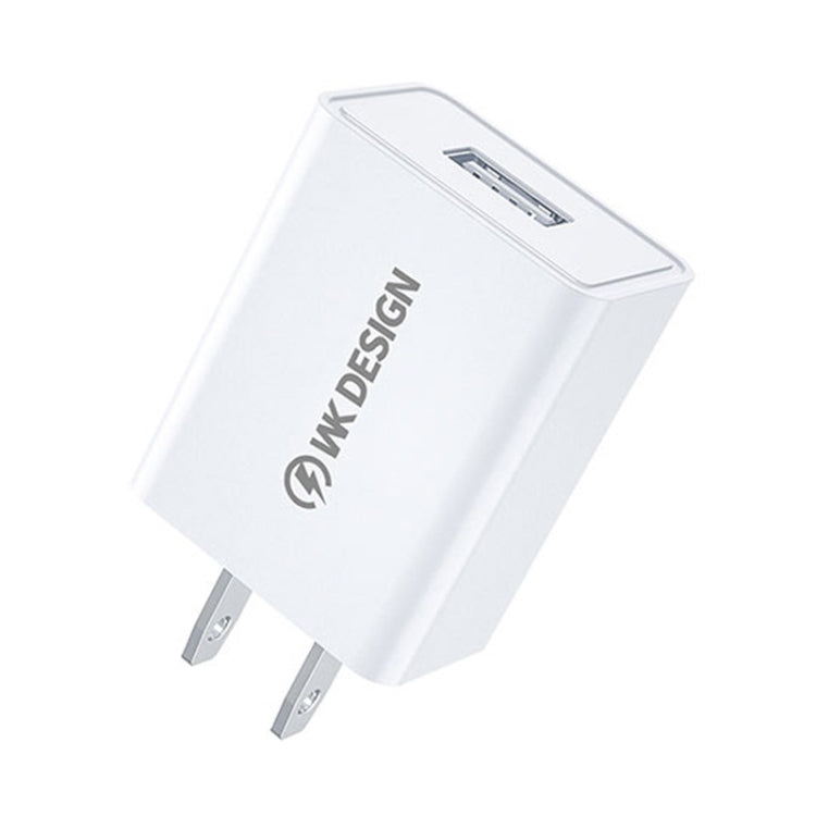 WK WP-U118 10W Single USB Port Travel Charger Power Adapter, US Plug - USB Charger by WK | Online Shopping UK | buy2fix