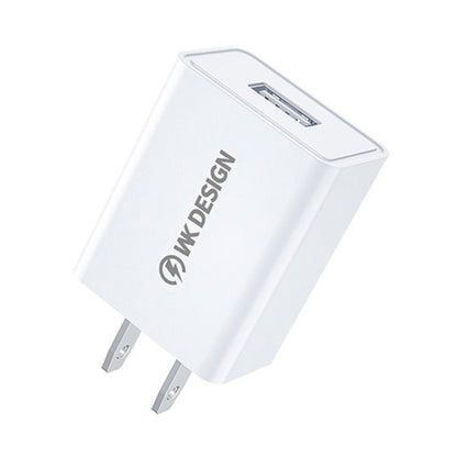 WK WP-U118 10W Single USB Port Travel Charger Power Adapter, US Plug - USB Charger by WK | Online Shopping UK | buy2fix