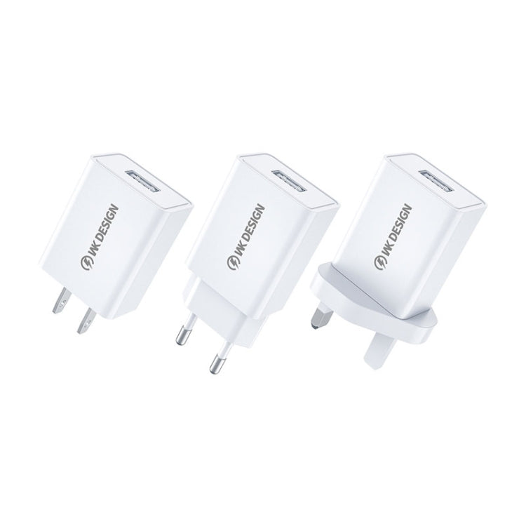 WK WP-U118 10W Single USB Port Travel Charger Power Adapter, US Plug - USB Charger by WK | Online Shopping UK | buy2fix