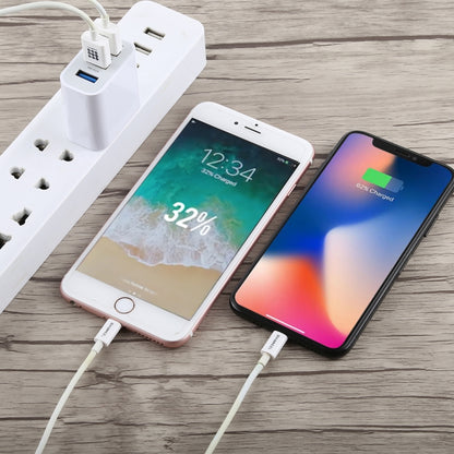 3.1A 3 USB Ports Quick Charger Travel Charger, US Plug(White) - USB Charger by buy2fix | Online Shopping UK | buy2fix