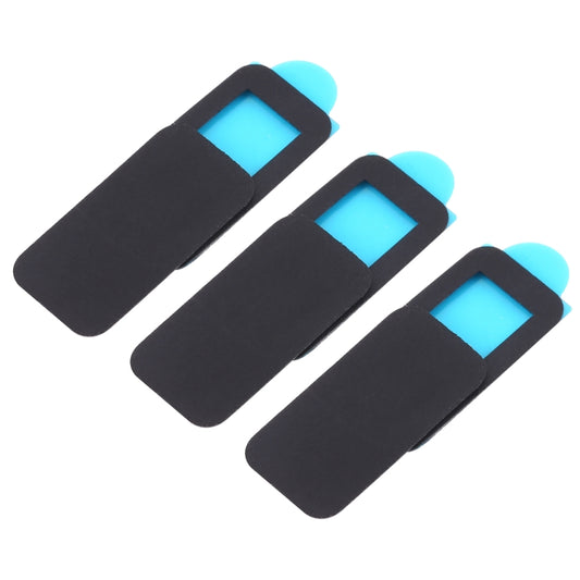 3 PCS Universal Ultra-thin Design Rectangle WebCam Cover Camera Cover for Desktop, Laptop, Tablet, Phones(Black) - Other by buy2fix | Online Shopping UK | buy2fix
