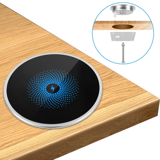S50 15W Ultra-thin Desktop Embedded Wireless Charger embedded - Wireless Charger by buy2fix | Online Shopping UK | buy2fix