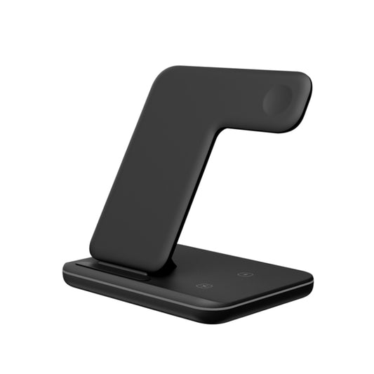 Z5A QI Vertical Magnetic Wireless Charger for Mobile Phones & Apple Watches & AirPods / Samsung Galaxy Buds / Huawei Free Buds, with Touch Ring Light (Black) - Wireless Charger by buy2fix | Online Shopping UK | buy2fix