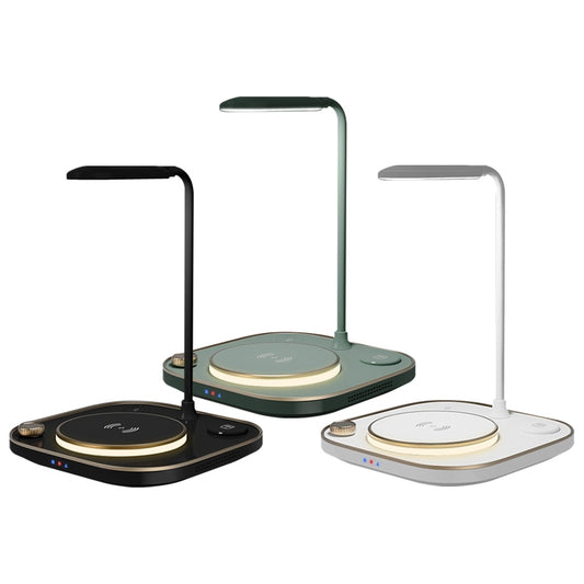 X3 15W 3 in 1 Wireless Charger, Table Lamp (White) - Wireless Charger by buy2fix | Online Shopping UK | buy2fix