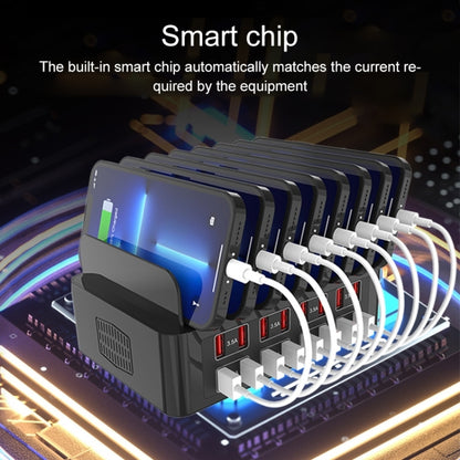 YFY-A55 150W 16 x USB Ports Smart Charging Station with Phone & Tablet Stand, AU Plug by buy2fix