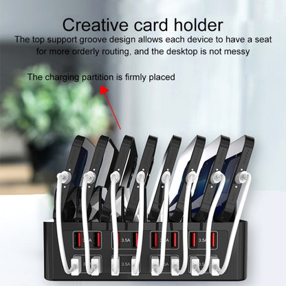 YFY-A55 150W 16 x USB Ports Smart Charging Station with Phone & Tablet Stand, AU Plug by buy2fix