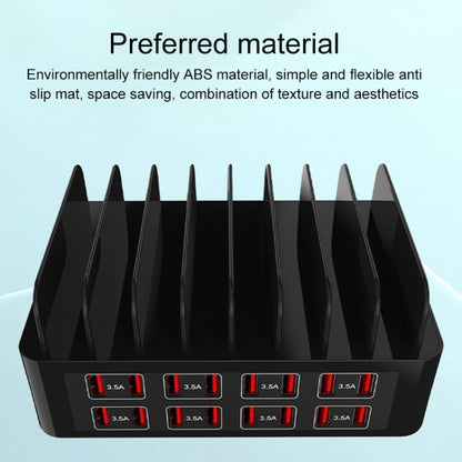 YFY-A55 150W 16 x USB Ports Smart Charging Station with Phone & Tablet Stand, UK Plug - Multifunction Charger by buy2fix | Online Shopping UK | buy2fix