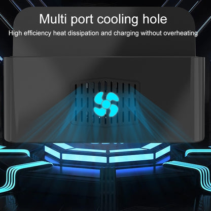YFY-A54 100W USB + Type-C 5-Ports Smart Charging Station with Phone & Tablet Stand, AU Plug by buy2fix