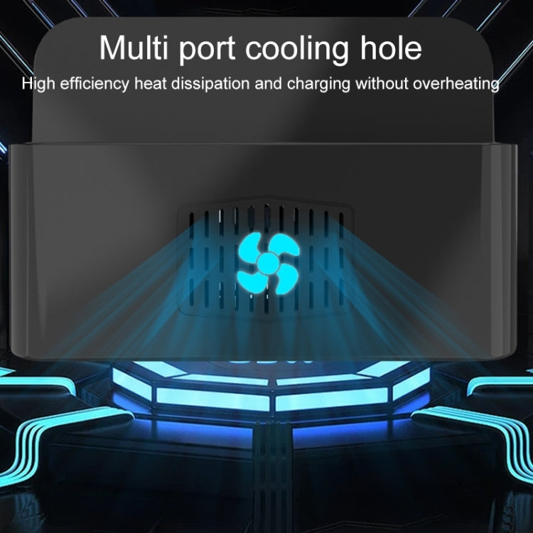 YFY-A54 100W USB + Type-C 5-Ports Smart Charging Station with Phone & Tablet Stand, US Plug by buy2fix