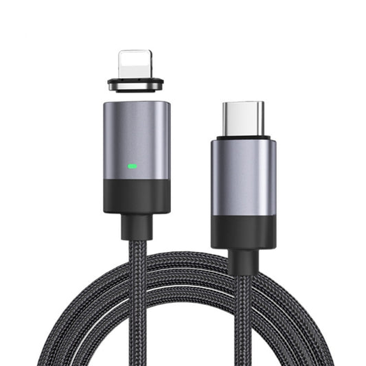 27W USB-C / Type-C to 8 Pin Fast Charging Magnetic Data Cable, Style: 1m Cable + Magnetic Head by buy2fix