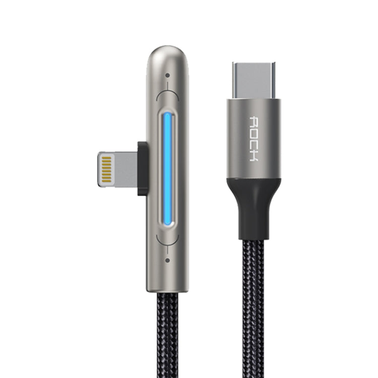 ROCK RCB0811 M3 20W USB-C/Type-C to 8 Pin Zinc Alloy Fast Charging Mobile Game Data Cable, Length: 1m - 2 in 1 Cable by ROCK | Online Shopping UK | buy2fix