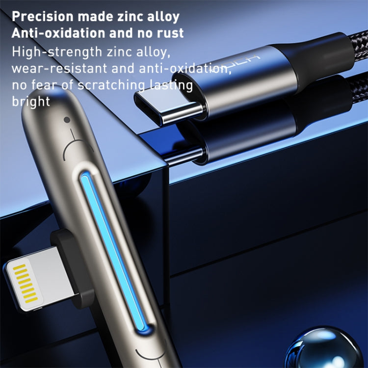 ROCK RCB0811 M3 20W USB-C/Type-C to 8 Pin Zinc Alloy Fast Charging Mobile Game Data Cable, Length: 1m - 2 in 1 Cable by ROCK | Online Shopping UK | buy2fix