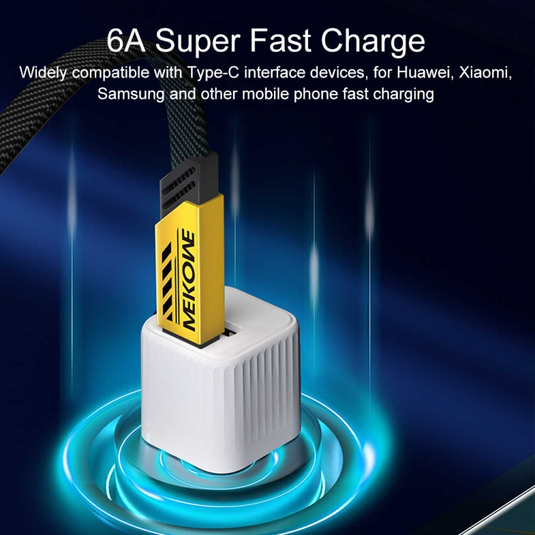 WK WDC-192 Mech Series 100W USB-C/Type-C to USB-C/Type-C Fast Charge Data Cable, Length: 1m(Tarnish) - USB-C & Type-C Cable by WK | Online Shopping UK | buy2fix