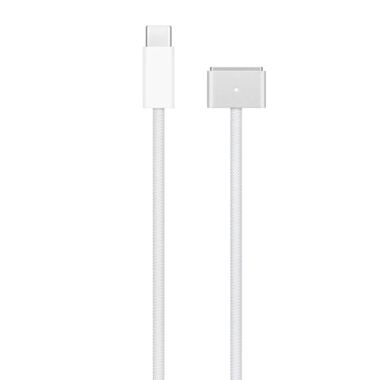 USB-C / Type-C to Magsafe 3 Braided Fast Charging Data Cable, Length: 2m (White) - Cable & Adapter by buy2fix | Online Shopping UK | buy2fix