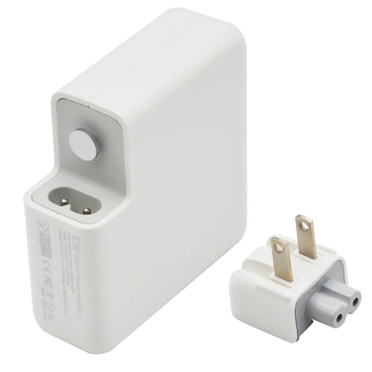 87W Type-C Power Adapter Portable Charger with 1.8m Type-C Charging Cable, AU Plug (White) by buy2fix