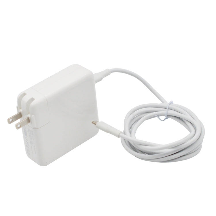 87W Type-C Power Adapter Portable Charger with 1.8m Type-C Charging Cable, AU Plug (White) by buy2fix