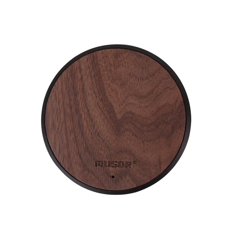 Musor 2 PCS 10W Phone Fast Charging Walnut Wireless Charger - Wireless Charger by buy2fix | Online Shopping UK | buy2fix