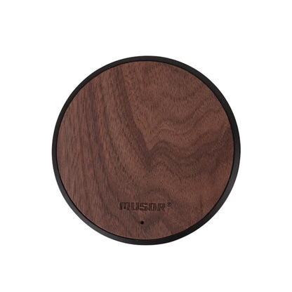 Musor 2 PCS 10W Phone Fast Charging Walnut Wireless Charger - Wireless Charger by buy2fix | Online Shopping UK | buy2fix