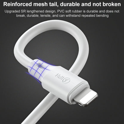 WK WDC-103 3A 3 In 1 8 Pin + Micro USB + Type-C / USB-C Fullspeed Pro Charging Data Cable, Length: 1.15m (White) - Multifunction Cable by WK | Online Shopping UK | buy2fix