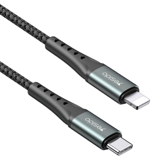Yesido CA64 2.4A USB-C / Type-C to 8 Pin Charging Cable, Length: 1.2m - 2 in 1 Cable by Yesido | Online Shopping UK | buy2fix