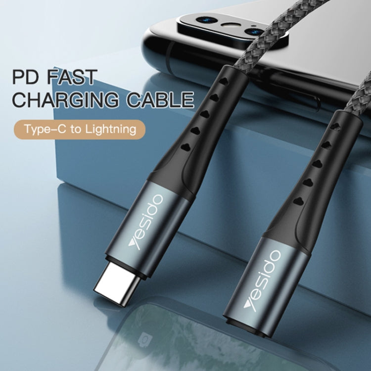 Yesido CA64 2.4A USB-C / Type-C to 8 Pin Charging Cable, Length: 1.2m - 2 in 1 Cable by Yesido | Online Shopping UK | buy2fix