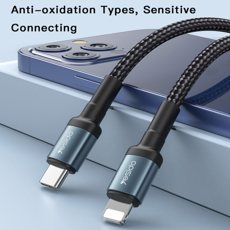 Yesido CA76 20W USB-C / Type-C to 8 Pin Charging Cable, Length: 1.2m - 2 in 1 Cable by Yesido | Online Shopping UK | buy2fix