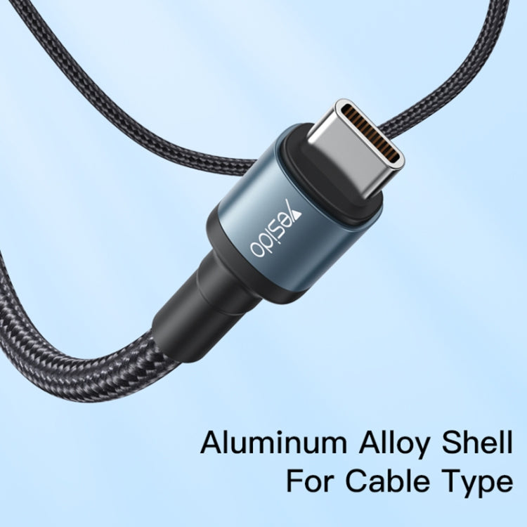 Yesido CA78 PD66W USB-C / Type-C to USB-C / Type-C Charging Cable, Length: 1.2m - USB-C & Type-C Cable by Yesido | Online Shopping UK | buy2fix