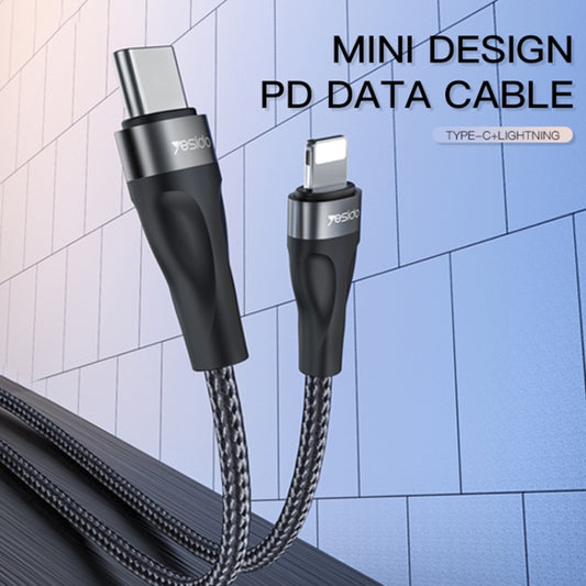 Yesido CA82 2.4A USB-C / Type-C to 8 Pin Charging Cable, Length: 30cm - 2 in 1 Cable by Yesido | Online Shopping UK | buy2fix
