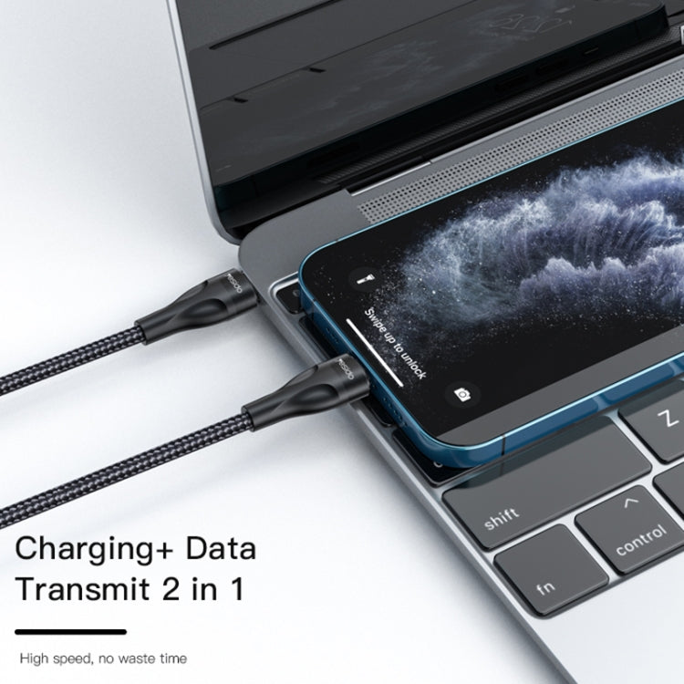Yesido CA82 2.4A USB-C / Type-C to 8 Pin Charging Cable, Length: 30cm - 2 in 1 Cable by Yesido | Online Shopping UK | buy2fix